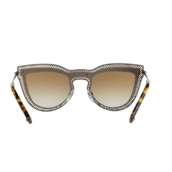 NEW Valentino Cat Eye Gun Metal and Tortoise Mirrored Sunglasses (VAXX053) - Picture 4 of 4